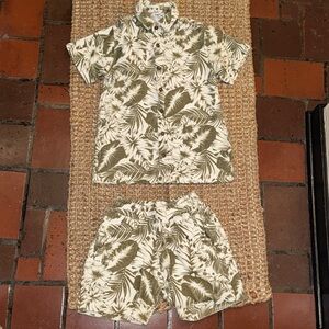 Kenny Flowers Terrycloth Shirt and Shorts